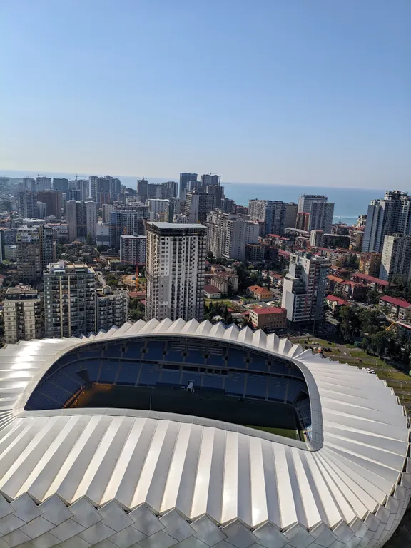 Квартира с отдельной спальней с лучшим видом на море и стадион