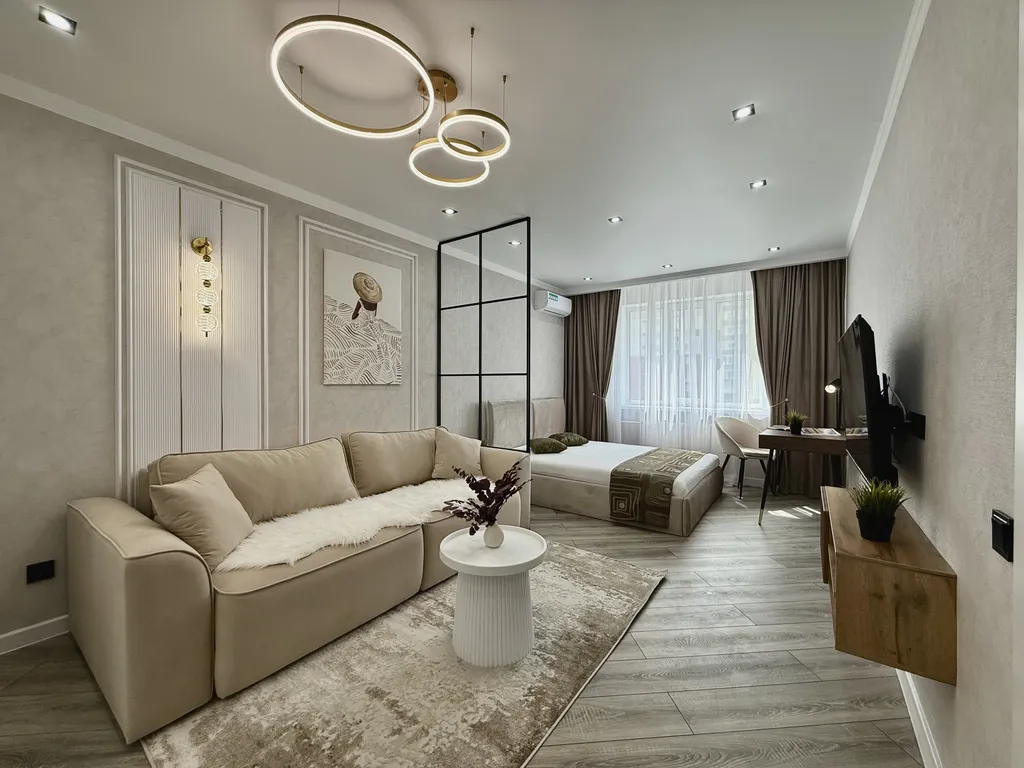 1-комнатная квартира (рядом Город Еды, Фермер Базар, ТЦ Окей ОДКБ)