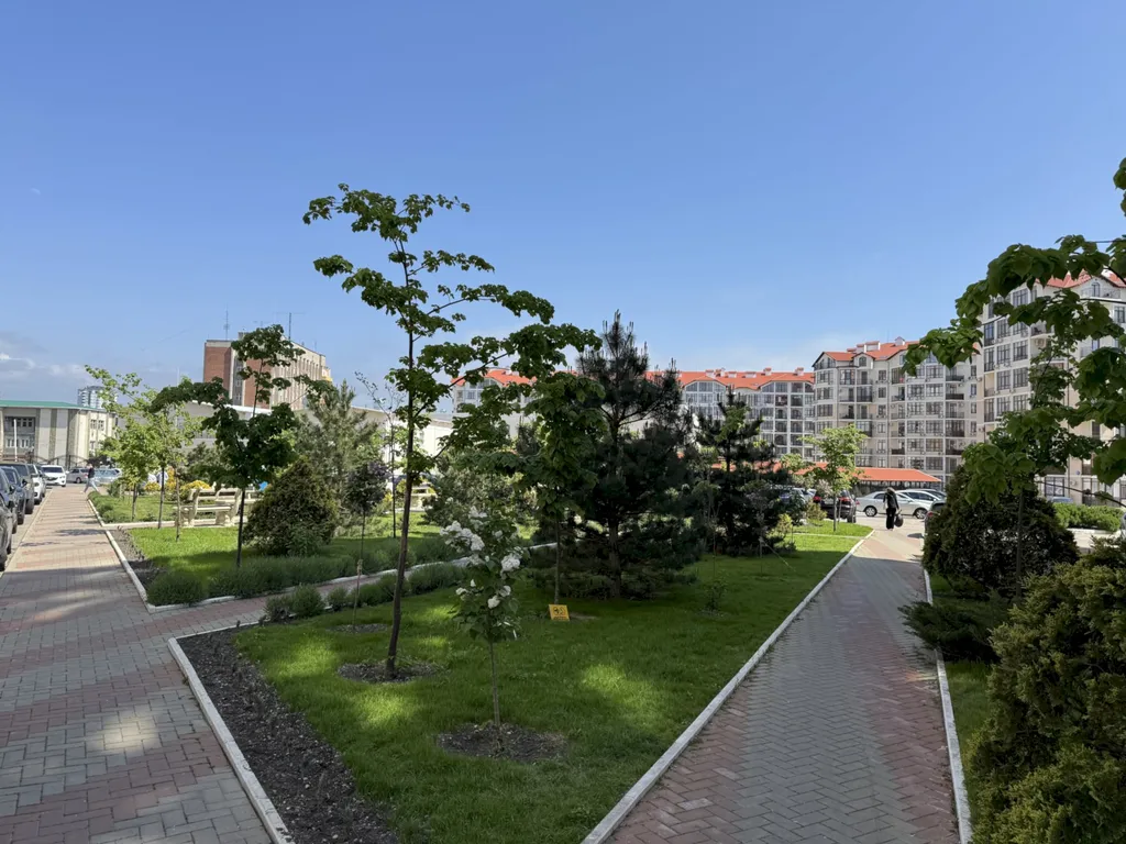 Квартира 1-к квартира с балконом и видом на горы - жк Черноморский — Геленджик