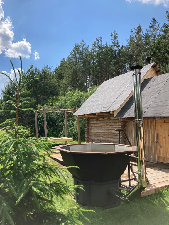 Уютный лесной домик со всеми удобствами