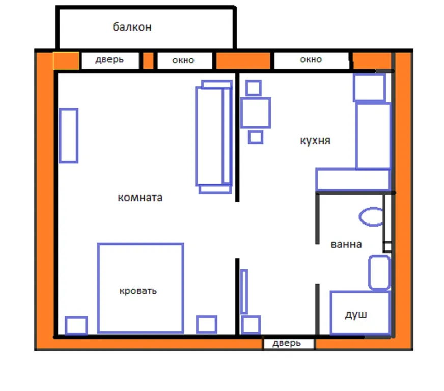 Светлая, уютная, комфортная квартира