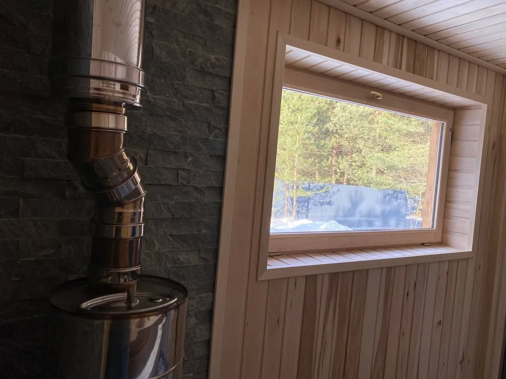 Гостевой дом рыбака с русской баней и банным чаном на терр-и минибазы