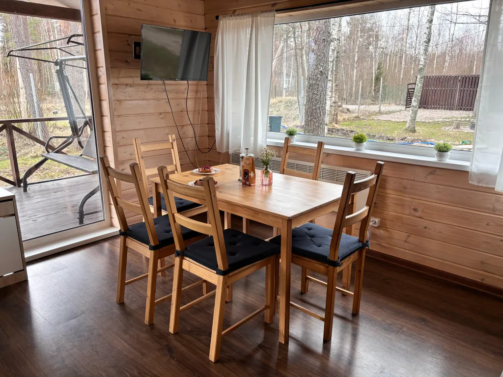 Коттедж Ладожские дюны, комфортный дом с панорамными окнами до 7-ми гостей — Ларионово