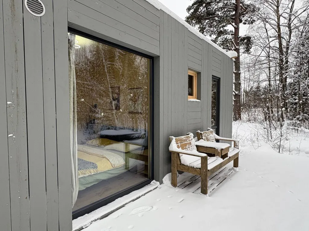 Уютный домик с сауной у леса