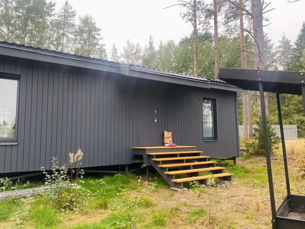 Современный дом с панорамными окнами