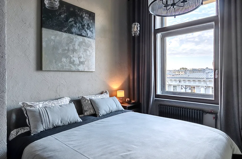 Дизайнepcкие апартаменты с великолепным видом нa Фонтaнку