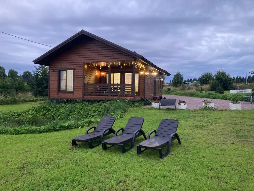 Новый современный коттедж рядом с озером — аренда посуточно в Участка N1 совхоза Сортавальский