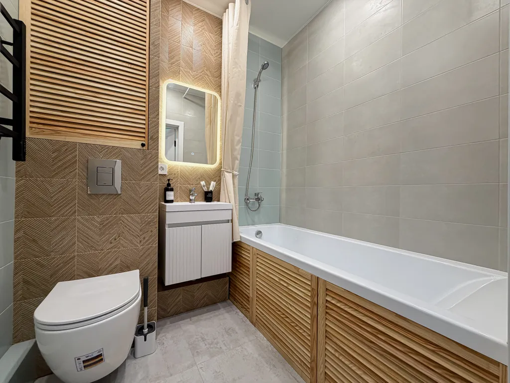 Зеленая квартира на Уральской в ЖК Дубки