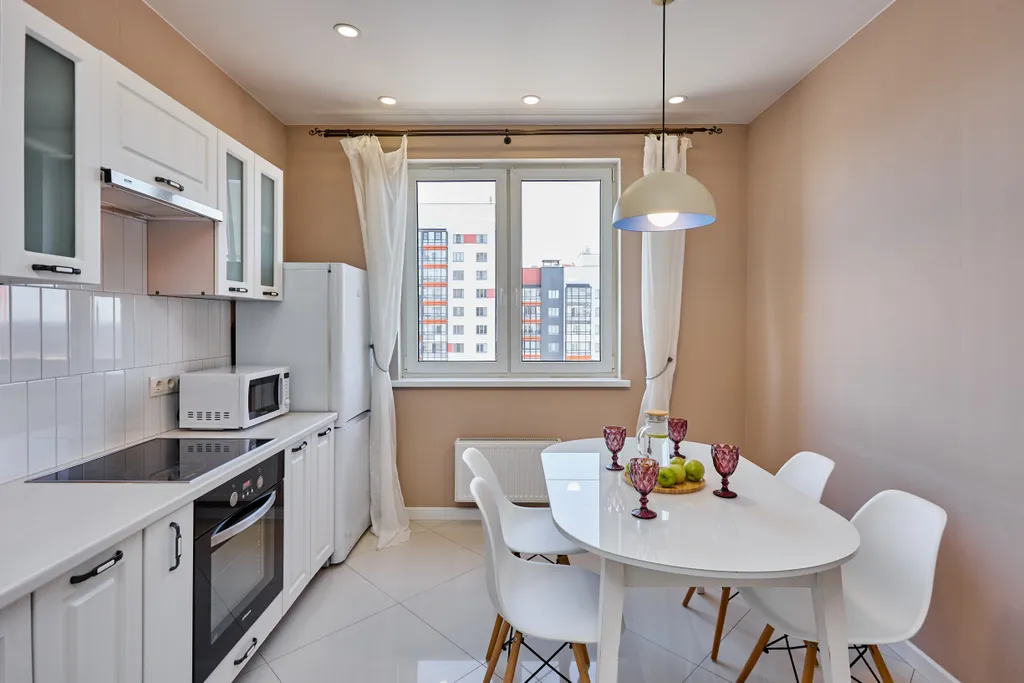 Квартира Трехкомнатная квартира Ривьера с видом на Гавань — Санкт-Петербург