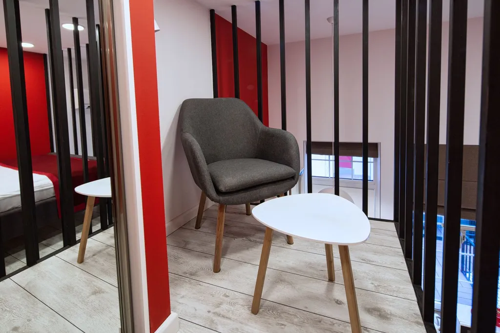 Апартамент на троих с частным внутренним двориком