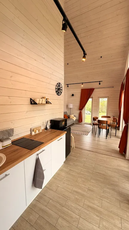 Уютный дом с чаном и мангалом Терракотовый