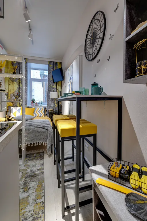 Квартира Квартира Стильная студия Loft на Рижской — Москва