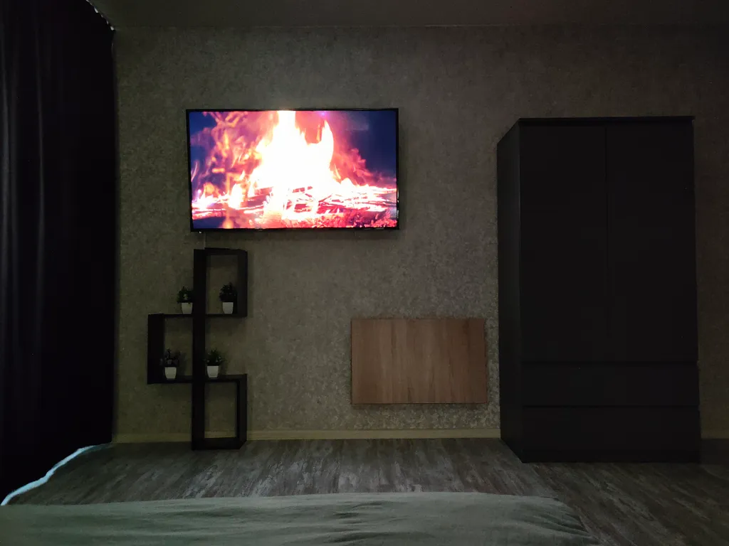 Апартаменты с кондиционером и большим тв в центре города на Теплотехе