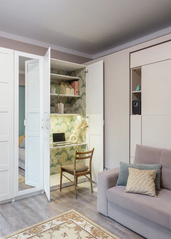 Квартира Квартира Дизайнерская трешка с проектором недалеко от центра — Пушкин