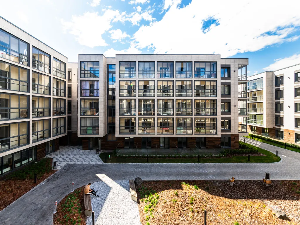 Апартамент Shuko на Финском заливе в доме с бассейном и сауной