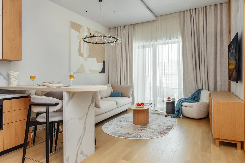 Квартира с 1й спальней - majesty4