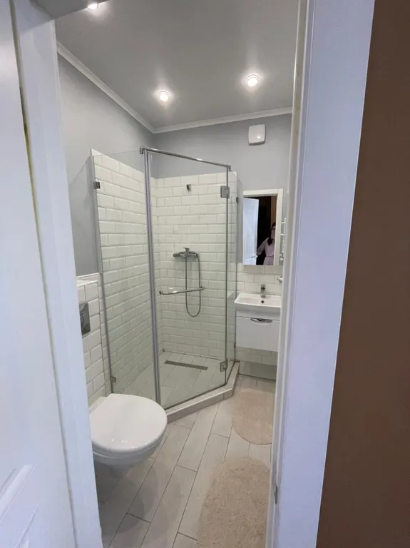 Студия с видом на море, дизайнерским ремонтом до пляжа 15 минут