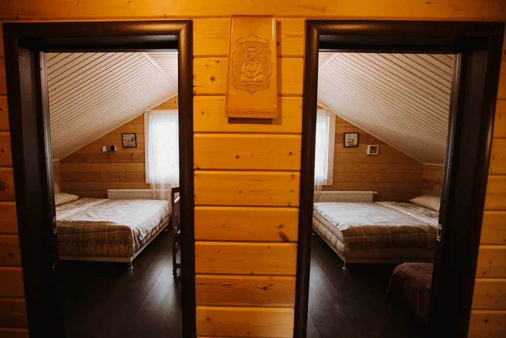 Коттедж с сауной рядом с озером