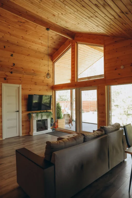 Уютный дом у леса с баней и чаном