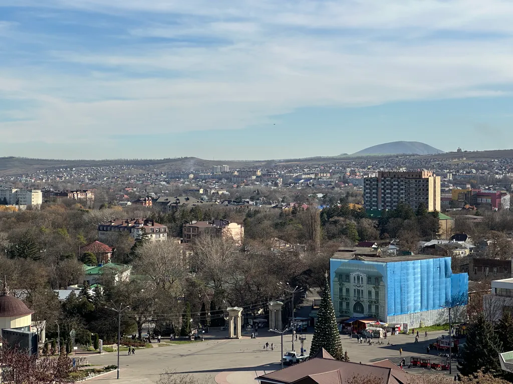 Квартира рядом с парком с видом на горы