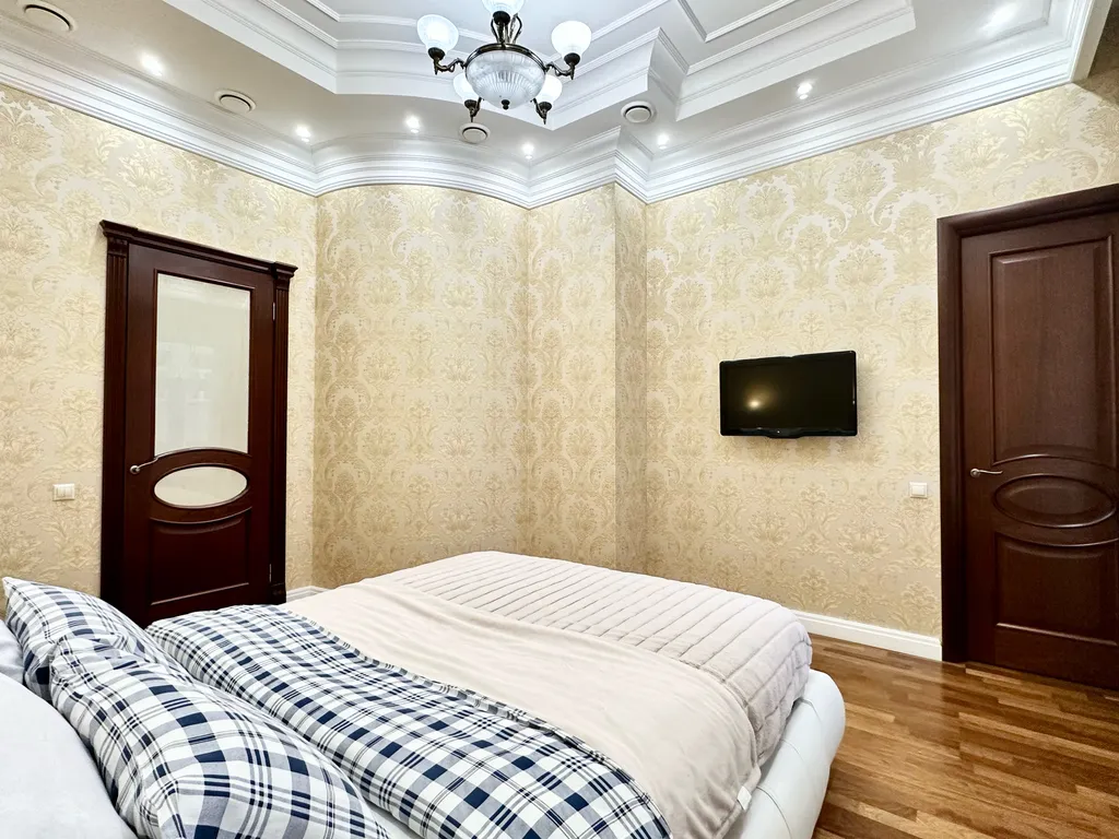 Стильная квартира с балконом и двумя санузлами