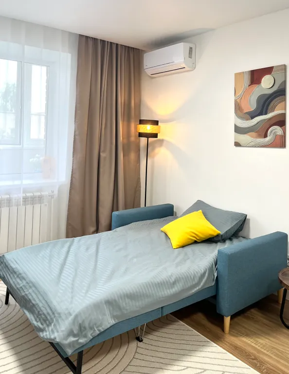 Уютная новая квартира в хорошем районе