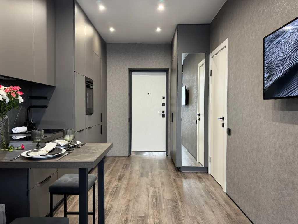 Современная квартира в новом деловом центре Новосибирска