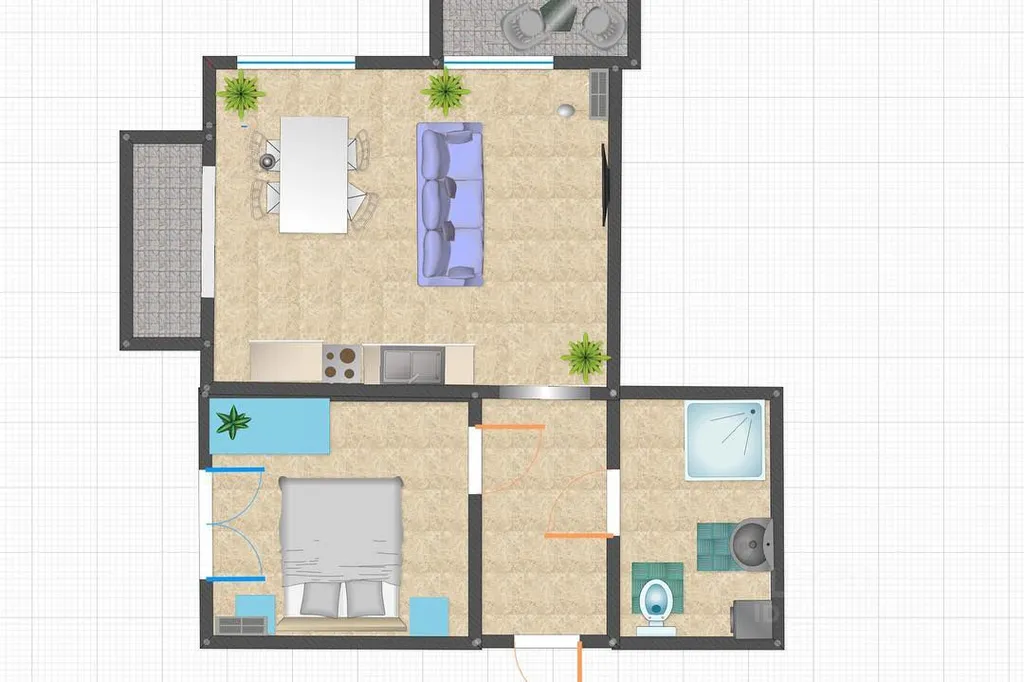 Алубика с видом на море