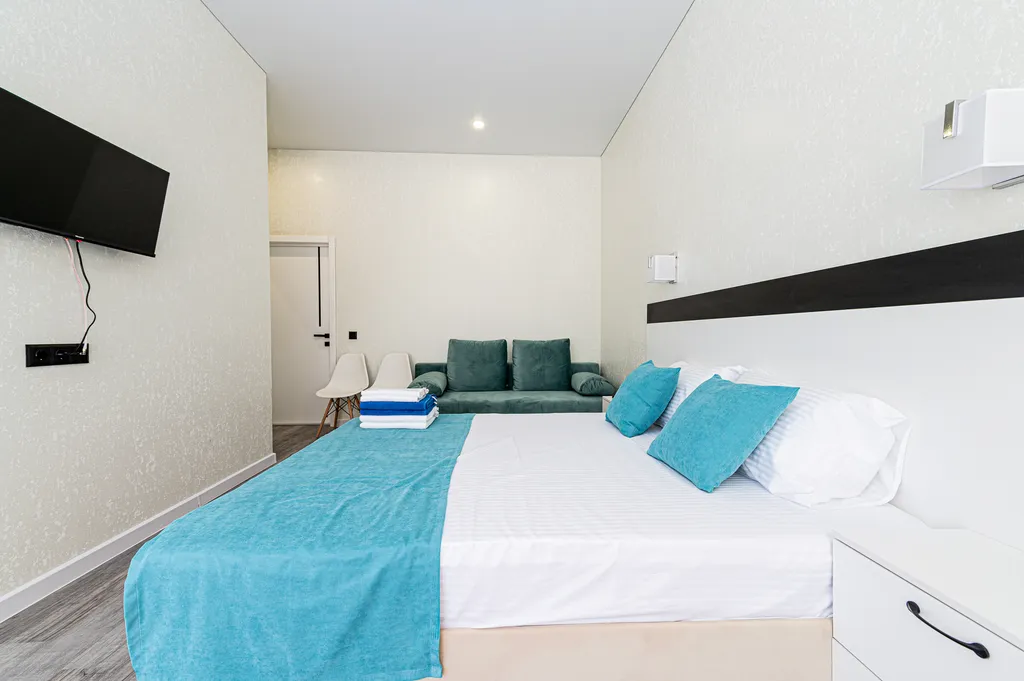 Квартира Квартира Четырехместный Люкс1 с террасой,двором и мангальной зоной — Дюрсо