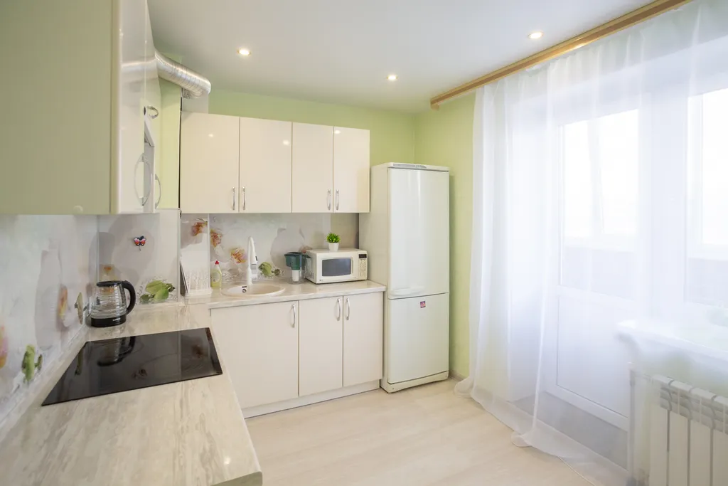 Уютная и чистая квартира рядом с ТЦ РИО, 2 кровати.