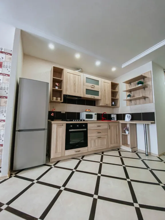 Студия в центре с видом на город