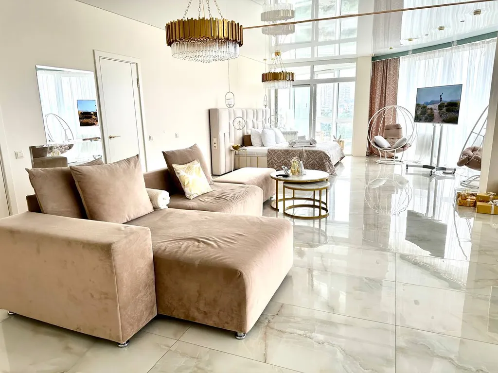 Атмосфера комфорта студия Золотая антилопа с лоджией