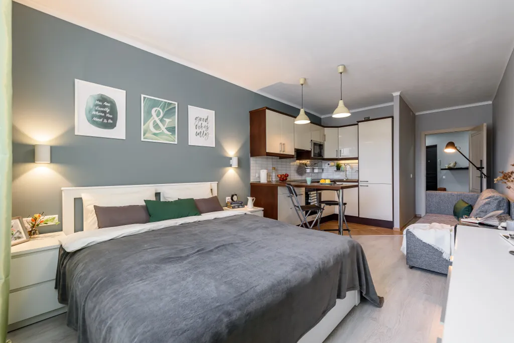 Квартира Апартаменты место силы - green gray studio — Санкт-Петербург