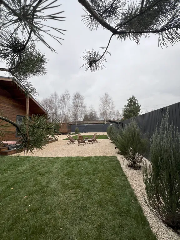 Коттедж Коттедж Барн с панорамными окнами, террасой, баней и купелью — Петровское