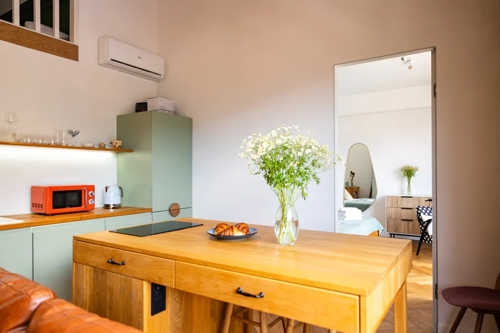 Двухуровневая квартира с видом на горы