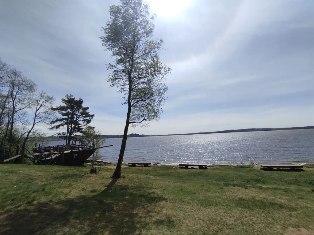 Дом с сауной у озера