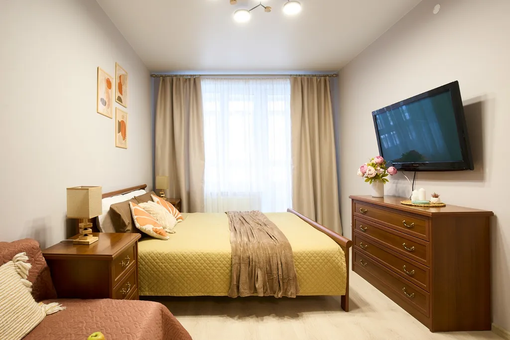 Светлая и просторная квартира в новом доме