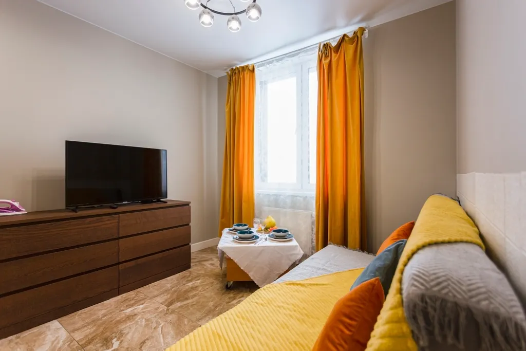 2комнатная квартира для 4 гостей около метро Павшино