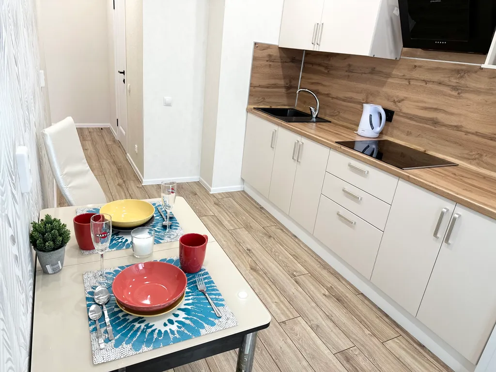 Современная однокомнатная квартира в самом сердце жизни города