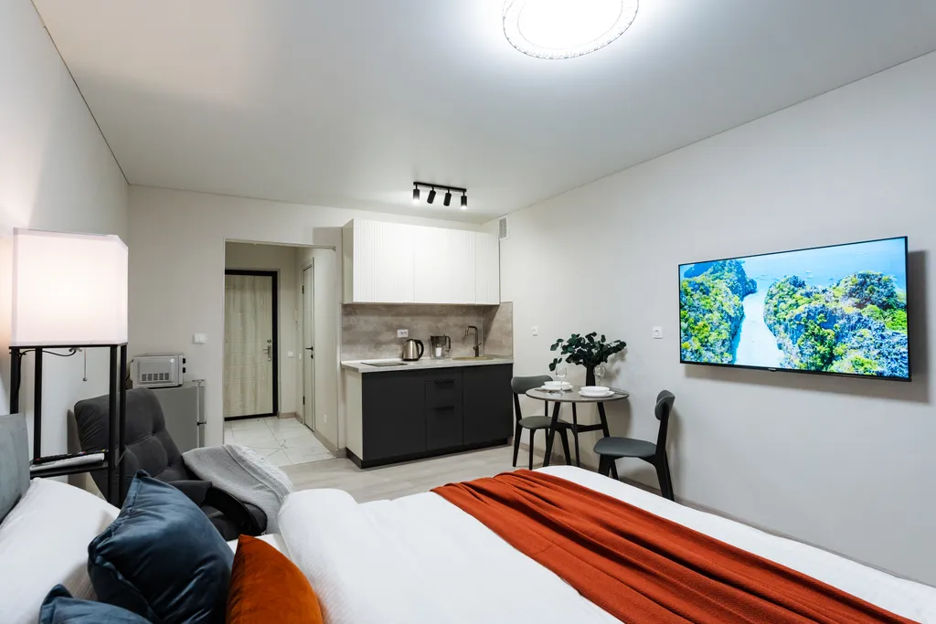 Новейшая уютная студия