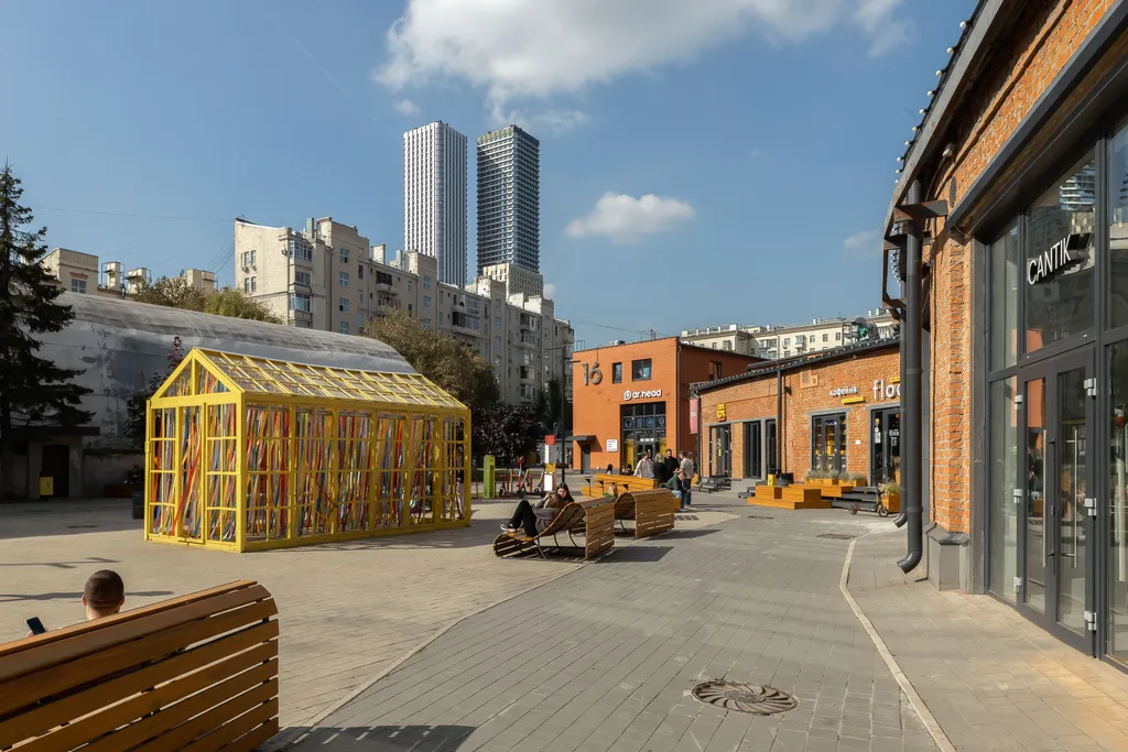 Квартира Квартира Апартамент Loft Sky View с видом на Останкинскую башню — Москва