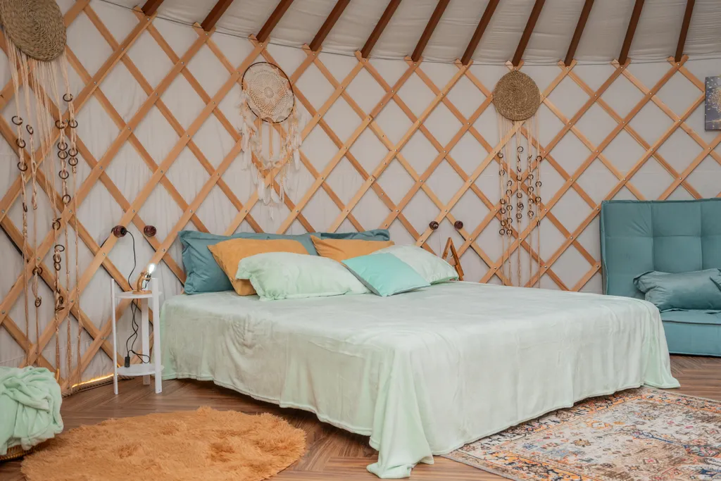 Глэмпинг в лесу