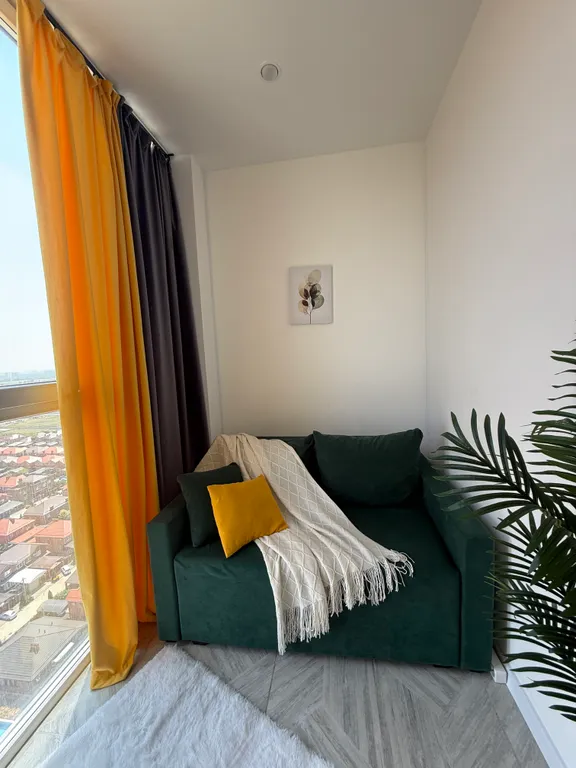 Квартира Квартира Уютная студия в комфортабельном микрорайоне Любимово — Краснодар