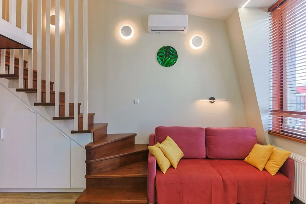 Квартира Квартира Дизайнерская двухуровневая студия — Пушкин