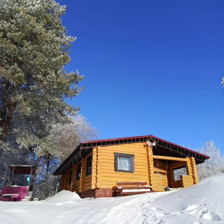 Коттедж Меличуярви дом из бревна с сауной на берегу озера у самого леса — аренда посуточно в Суоярви