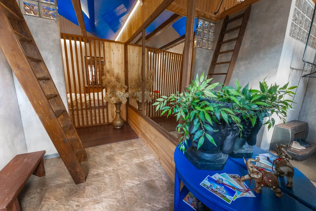 Дом Релакс'Ель с природным шармом рядом с Москвой и горячей джакузи