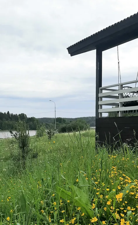 Дом с сауной с чудесным видом на озеро