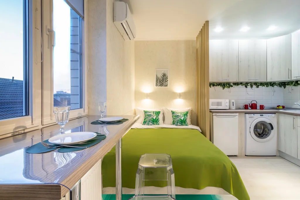 Квартира Квартира Малахит уютная смарт-студия — Краснодар