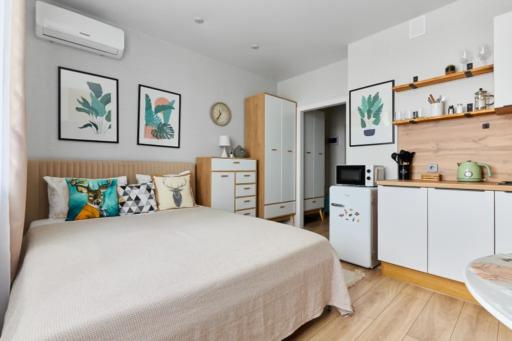 Квартира Квартира Студия со свежим ремонтом в ЖК Самолет — Краснодар