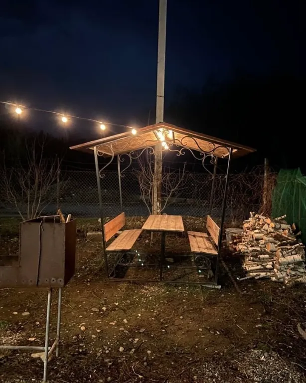 Домики у реки Теберда